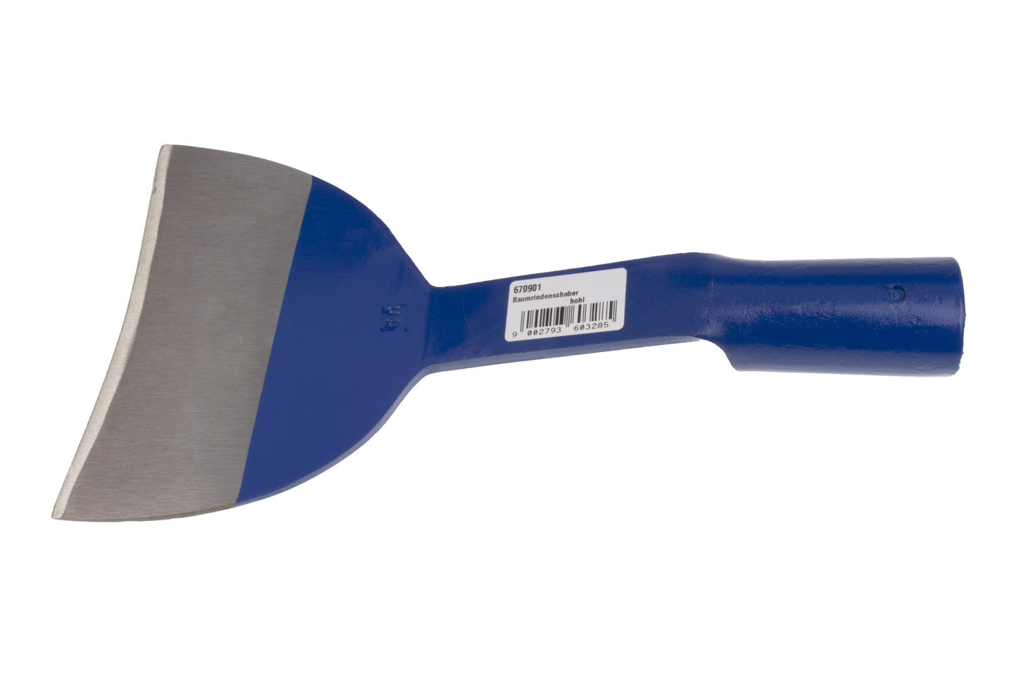 Stubai Baumrindenschaber „Tiroler Form“ 150 mm gerade – geschmiedet, geschliffen, poliert & lackiert – Tülle verschweißt für Stiele Ø 30 mm – Forstwerkzeug zur Rindenentfernung – 650 g