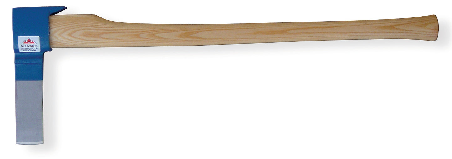 STUBAI Bandhacke mit Nagelzieher/Stiel 800 mm Kopfgewicht 1500 g | Zimmeraxt/Bundaxt zum Behauen von Rohholz, Kerben & Kerven | Spezialaxt für Abbund, Zapfen & Hilfsarbeiten