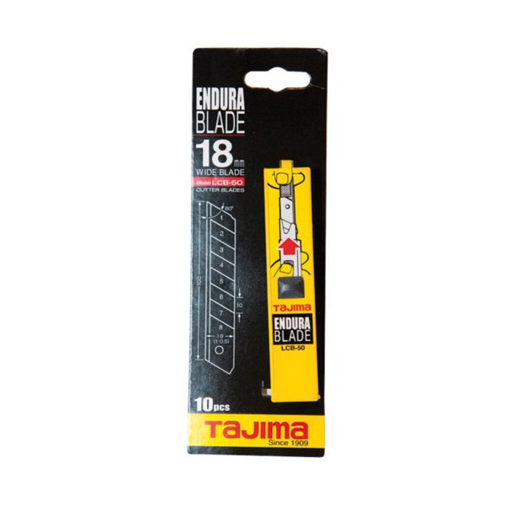 TAJIMA Ersatzklinge ENDURA 18mm in 10 Stück, TAJ-14276
