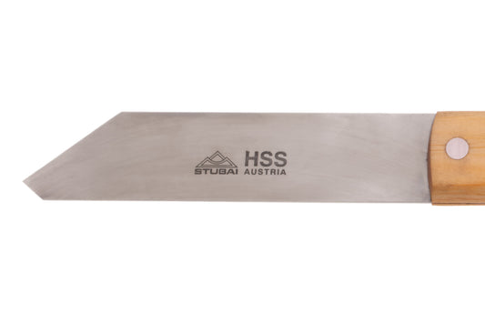Stubai HSS Feinabstecher Messerform Klingenbreite 2mm mit Erlenholzheft