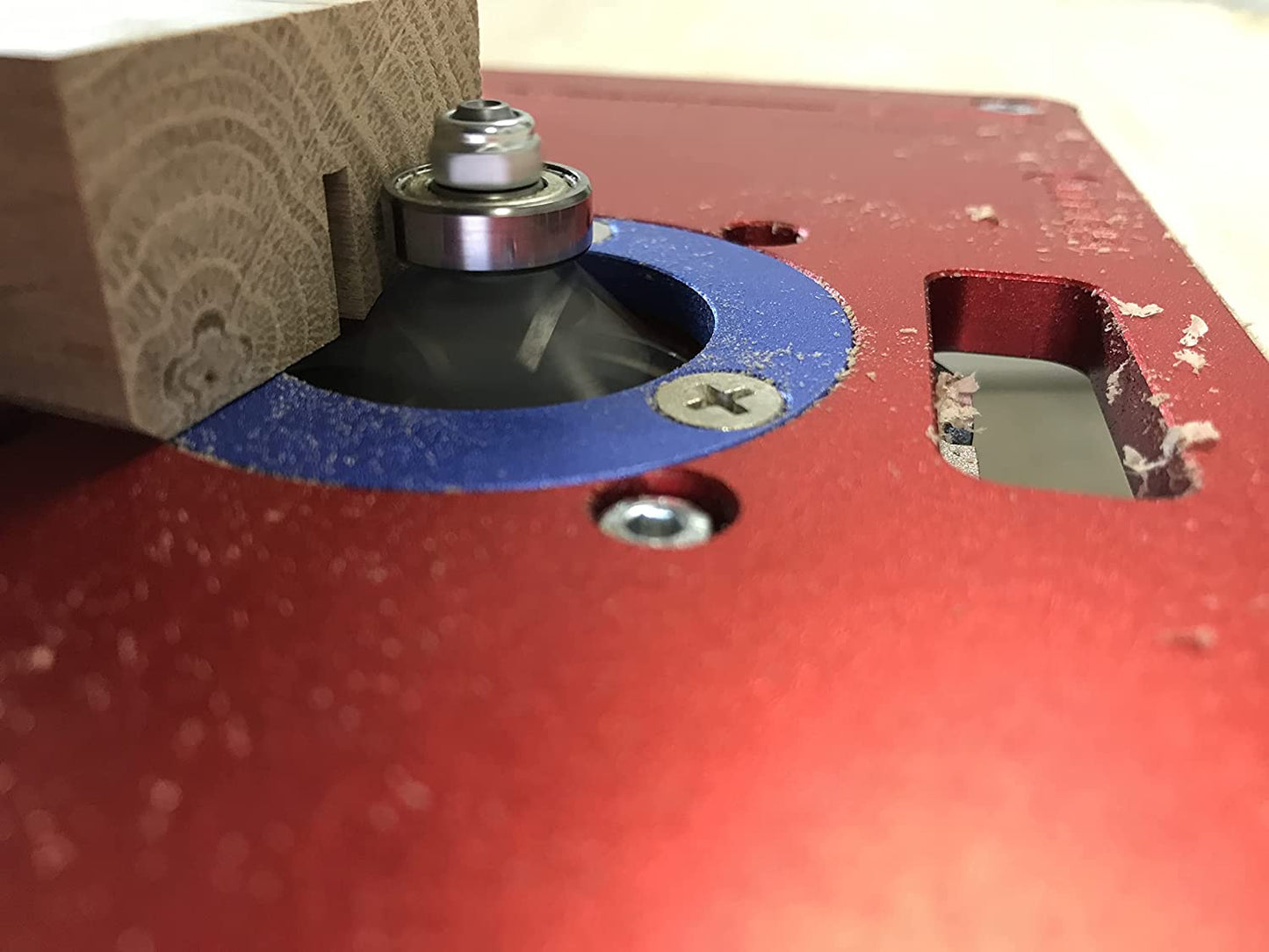 HW Wendeplatten Fasefräser/Kantenfräser 45° | Schaft 8x30 mm Z2 MAN mit Kugellager für jede Oberfräse | präzise Fasen & Kanten, Profi-Holzfräser für Massivholz, MDF, Spanplatten, Sperrholz