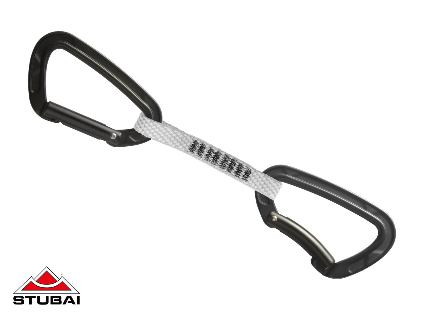 STUBAI Rock Clip 3.0 Express-Set | leichtes Kletterset mit ANTISLIDE-Schlinge 100 mm | Karabiner eloxiert, Bruchlast 24/8/8 kN | Clip-Unterstützung & höhere Sicherheit beim Sport- und Alpinklettern