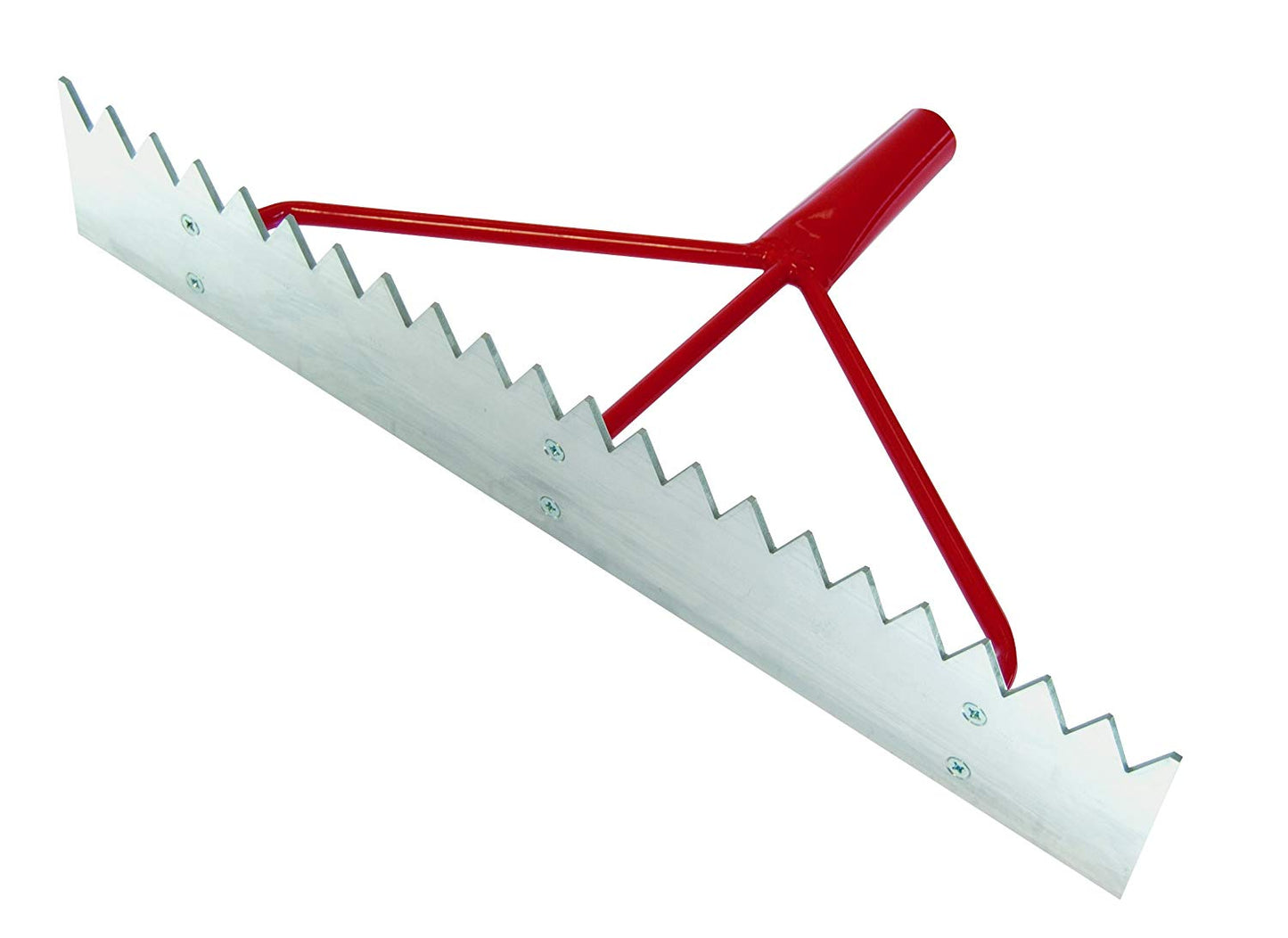 STUBAI Alu-Teerverteiler oder Teerschieber 60cm gezahnt 600x315x100mm, frische Teermasse sowie Sand, Asphalt und Split im Straßenbau und Wegebau