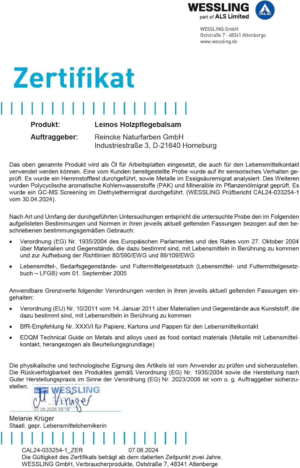 LEINOS Holzpflegebalsam 250 ml – lebensmittelecht, für Arbeitsplatten & Tische, natürliche Holzpflege innen, schützt & pflegt Holzoberflächen, mit natürlichen Ölen & Wachsen