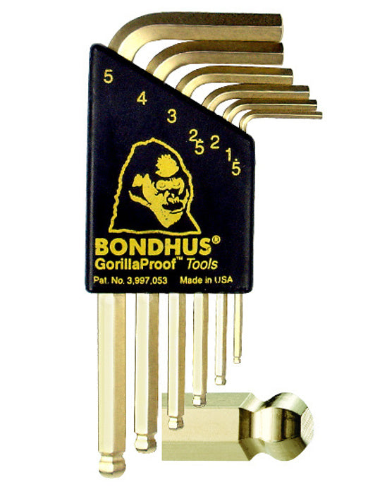 Bondhus 6-Kant Kugelkopf GoldGuard Set 1,5-5mm