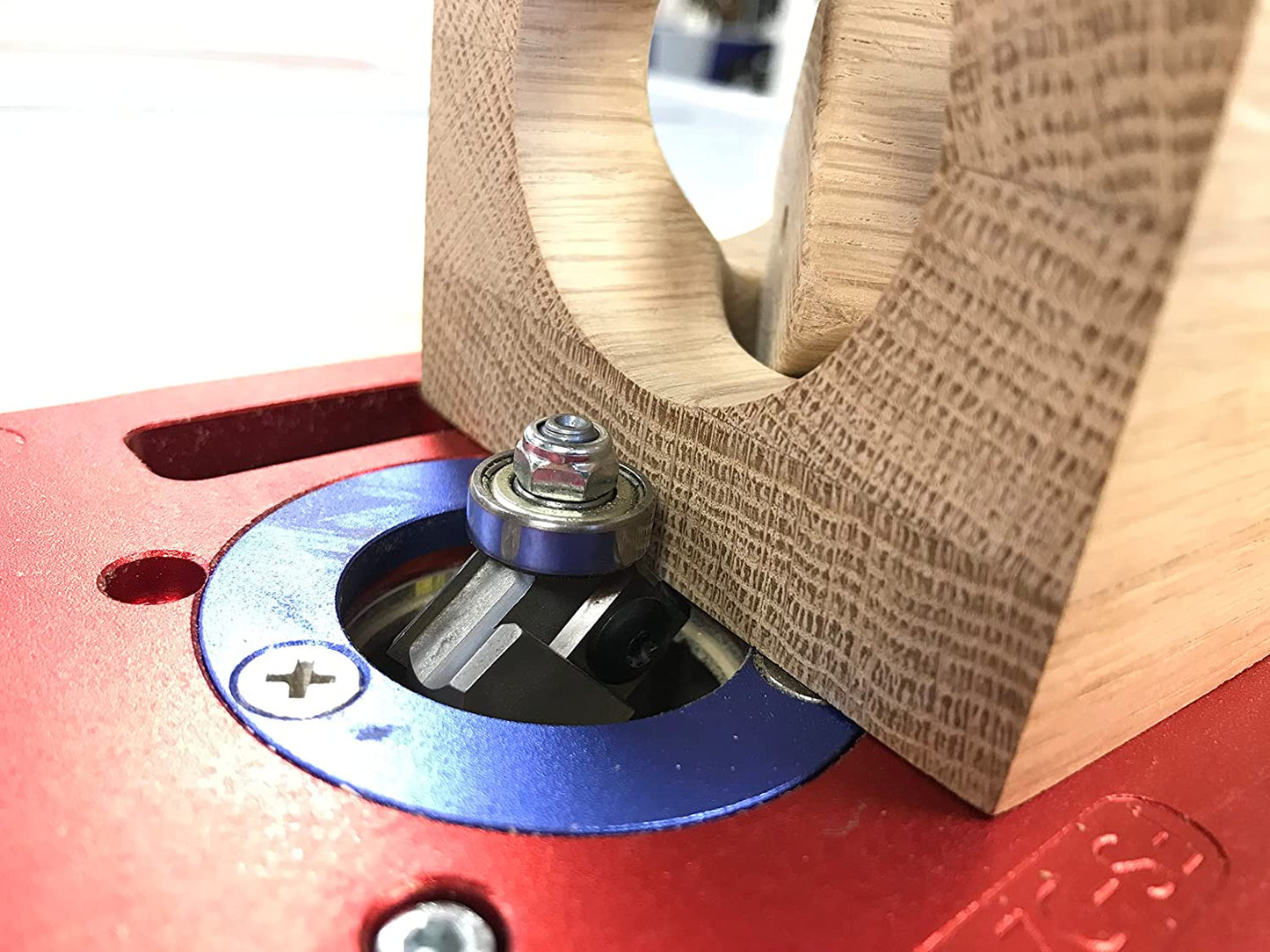 HW Wendeplatten Fasefräser/Kantenfräser 45° | Schaft 8x30 mm Z2 MAN mit Kugellager für jede Oberfräse | präzise Fasen & Kanten, Profi-Holzfräser für Massivholz, MDF, Spanplatten, Sperrholz