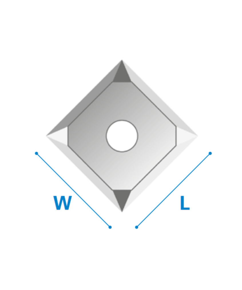 Wendemesser aus Vollhartmetall - Ersatzteil - 31,5x9x1,5 mm Schneide Z4 für Zinkenfräser Art. 235 (Ø 40, 31,5-65,5 - M12x1)