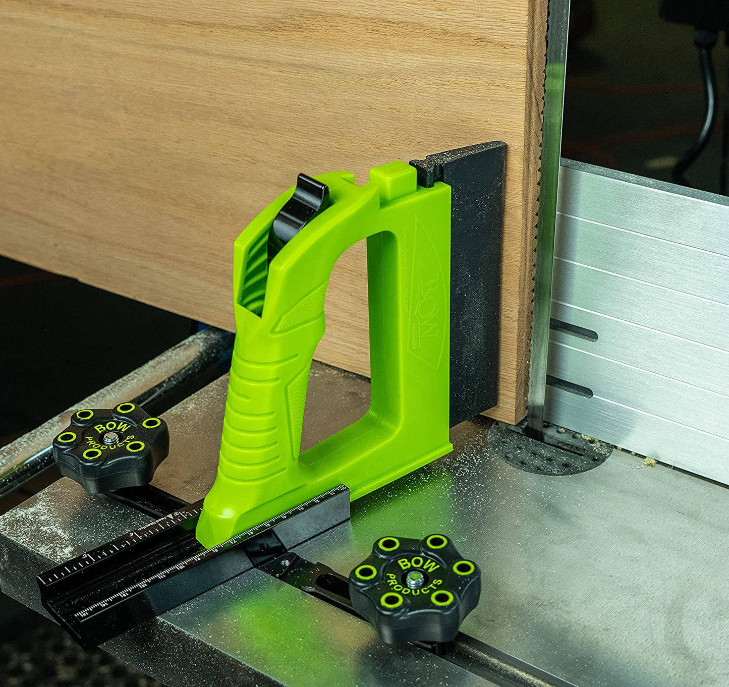 BOW Products Ankerstange für GuidePRO GP10 Verlängert die Verwendung auf einen Tisch oder eine Fräsensäge Links-/Rechtshänder-Zuführwinkel GuidePRO Featherboard separat erhältlich