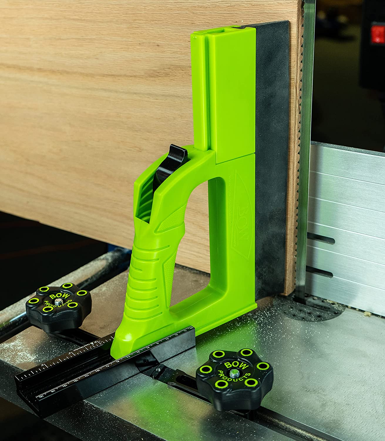 BOW Products Ankerstange für GuidePRO GP10 Verlängert die Verwendung auf einen Tisch oder eine Fräsensäge Links-/Rechtshänder-Zuführwinkel GuidePRO Featherboard separat erhältlich