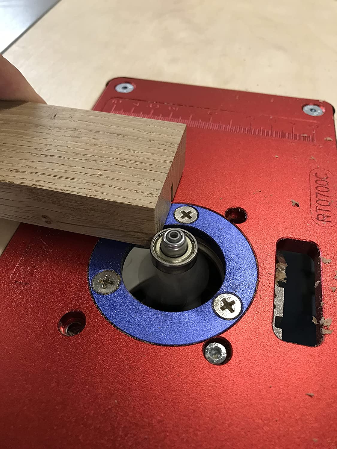 HW Wendeplatten Fasefräser/Kantenfräser 45° | Schaft 8x30 mm Z2 MAN mit Kugellager für jede Oberfräse | präzise Fasen & Kanten, Profi-Holzfräser für Massivholz, MDF, Spanplatten, Sperrholz