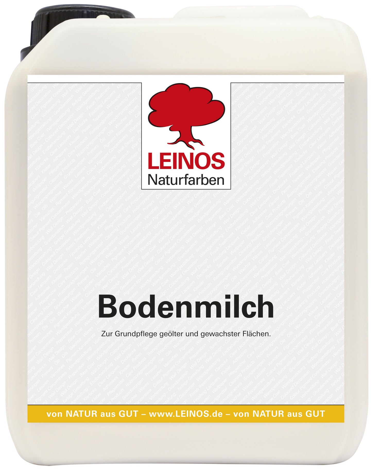 LEINOS 920 Bodenmilch 2,5 Liter | Pflegemittel für geölte, gewachste und lackierte Fußböden | Holz, Kork und Linoleum | ergibt seidenglänzende Oberfläche
