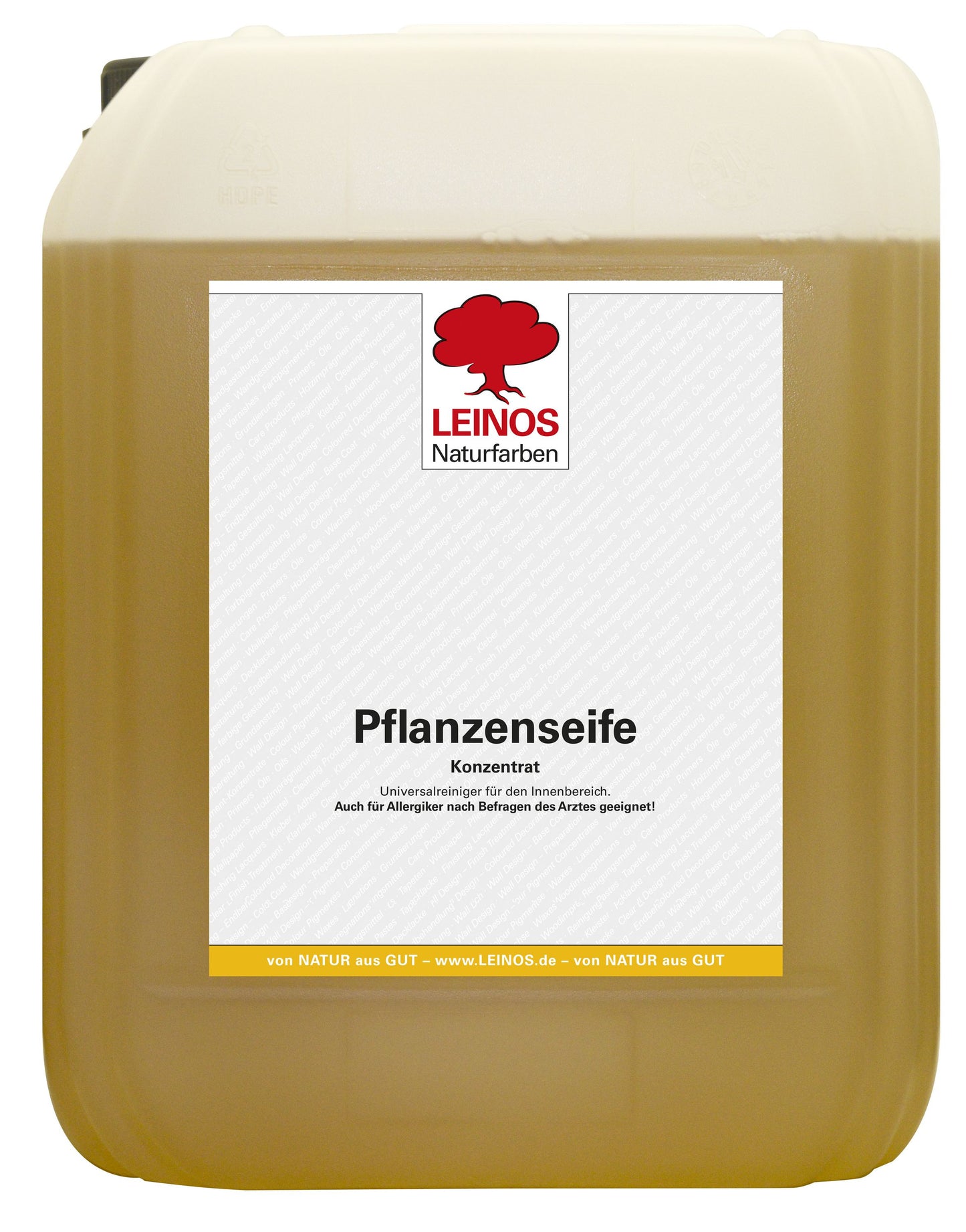 Leinos-Pflanzenseife 930 10 Liter Naturseife – Rückfettender Universalreiniger aus Pflanzenölen für geölte, gewachste & lackierte Flächen – natürlich, ergiebig & biologisch abbaubar