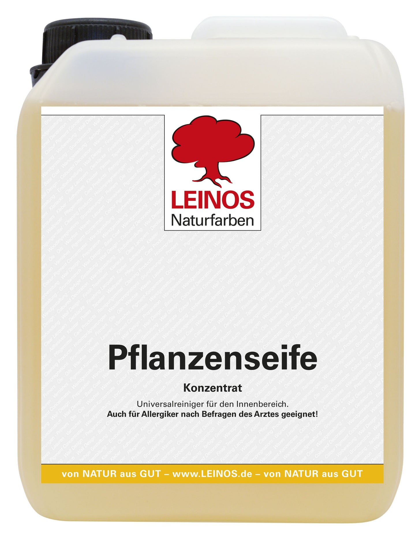 Leinos-Pflanzenseife 930 2,5 Liter Naturseife – Rückfettender Universalreiniger aus Pflanzenölen für geölte, gewachste & lackierte Flächen – natürlich, ergiebig & biologisch abbaubar