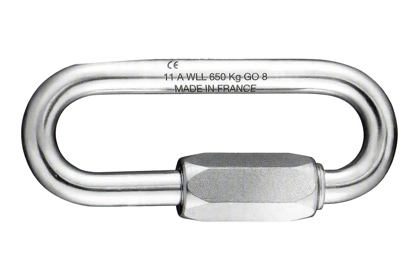 Stubai-Maillon Rapide 35 kN | Schraubkettenglied 74 mm, Öffnung 11 mm, 80 g | EN 12275 & EN 362 zertifiziert | Quick Link für Kletterausrüstung, Fallschirmsport, Sicherungsketten & Arbeitsschutz