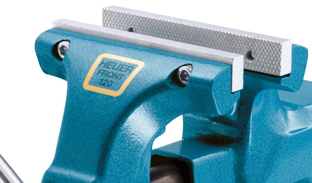 HEUER Wechselbacken für Schraubstock 120 mm, Stahl, gehärtet, verzinkt
