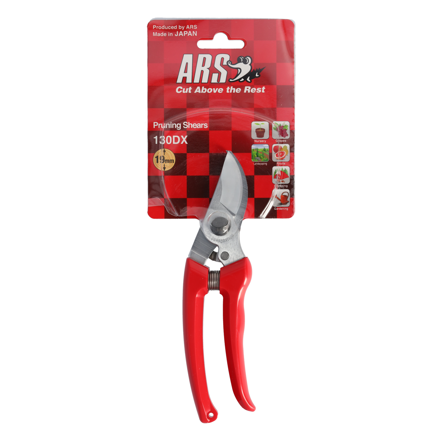 ARS Garten/Rosenschere 130DX speziell für Frauen Geeignet für den Schnitt von Zweigen, Ästen und anderen Pflanzen, ideal für den Einsatz in jedem Garten