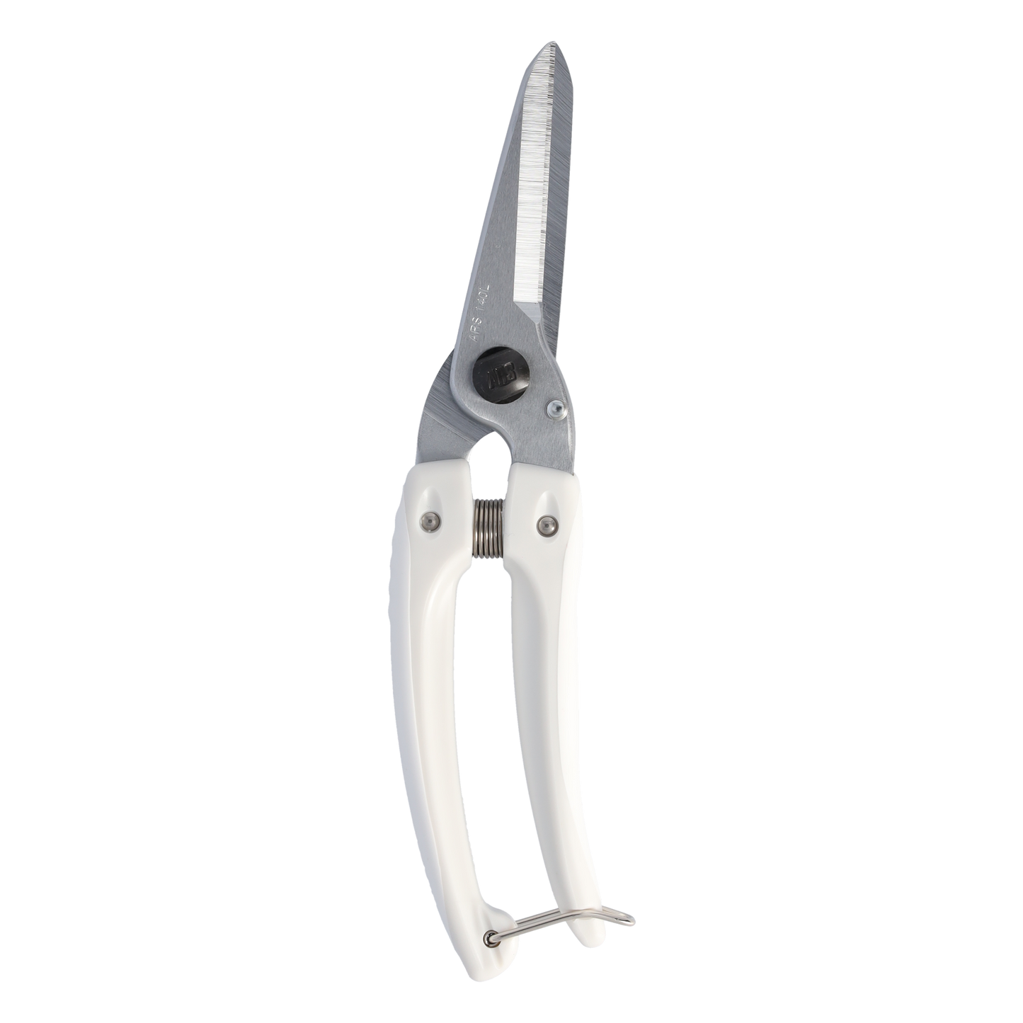 Cut360 weiße Universalschere für den Garten sowie für Plastik, Leder, Vinyl, Kabel und Gummi, Kleine Gartenschere, perfekt ausbalanciert