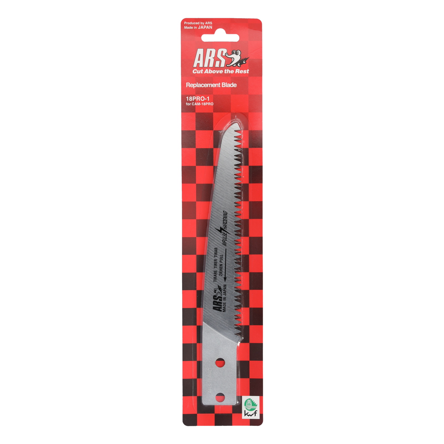 ARS- Ersatzsägeblatt 18PRO-1 für die ARS CAM-18PRO ist ein hochwertiges Zubehörteil für Ihre Gartensäge 180mm