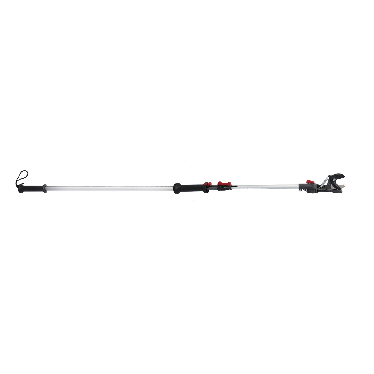 HE-4 HELIUM Teleskop-Baumschere von 2,36 m bis 4,00 m ausziehbar | nur 1660 Gramm |  winkelverstellbaren Schneidköpfe durchtrennen Äste bis 35 mm Durchmesser