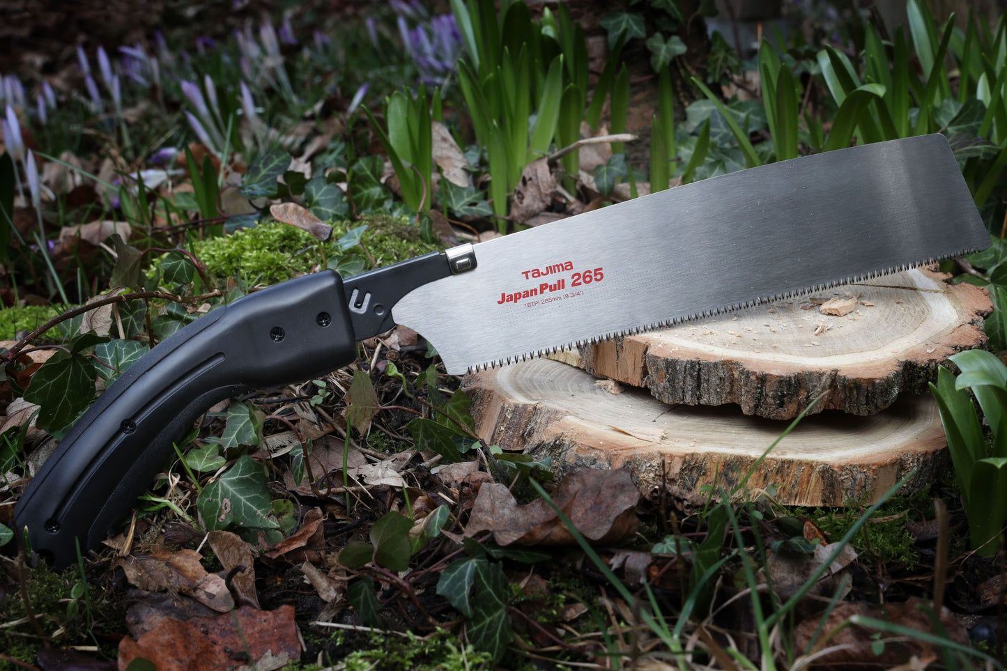 TAJIMA Japan Pull Säge 265mm, 16 Zähne pro Zoll & 0,9mm Stärke, Handsäge aus Japan