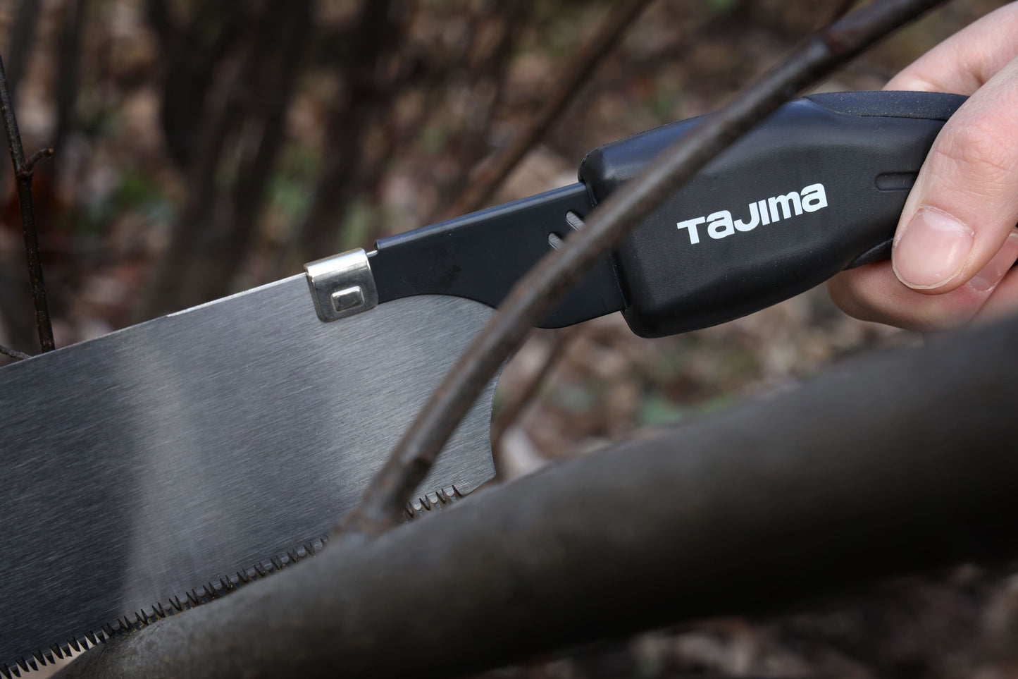 TAJIMA Japan Pull Säge 265mm, 16 Zähne pro Zoll & 0,9mm Stärke, Handsäge aus Japan