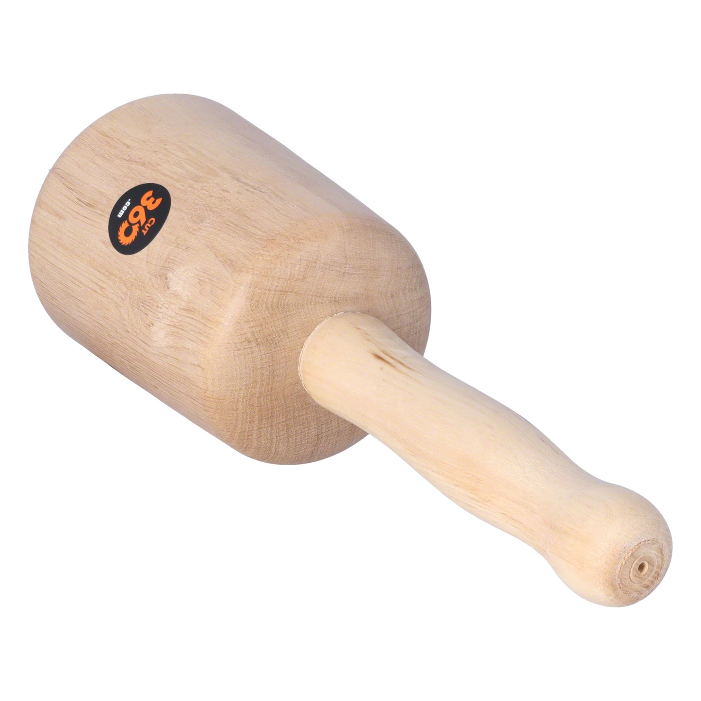 Cut360 Bildhauerklüpfel | Glockenform | 90 mm | Länge: 260 mm | Gewicht: 459 g | Weißbuche gedrechselt | Holzhammer für Schnitzarbeiten | Schnitzhammer & Klopfwerkzeug vereint zum Künstlerwerkzeug