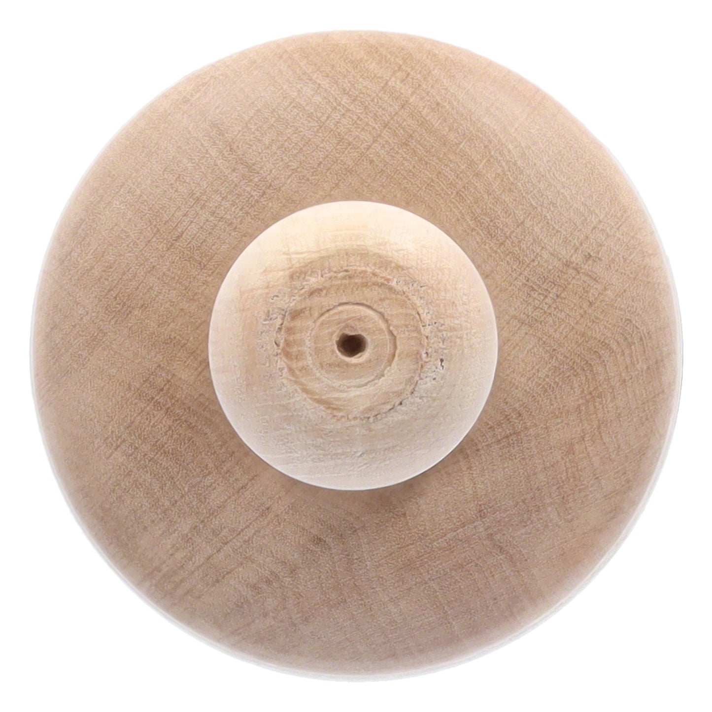 Cut360 Bildhauerklüpfel | Glockenform | 90 mm | Länge: 260 mm | Gewicht: 459 g | Weißbuche gedrechselt | Holzhammer für Schnitzarbeiten | Schnitzhammer & Klopfwerkzeug vereint zum Künstlerwerkzeug