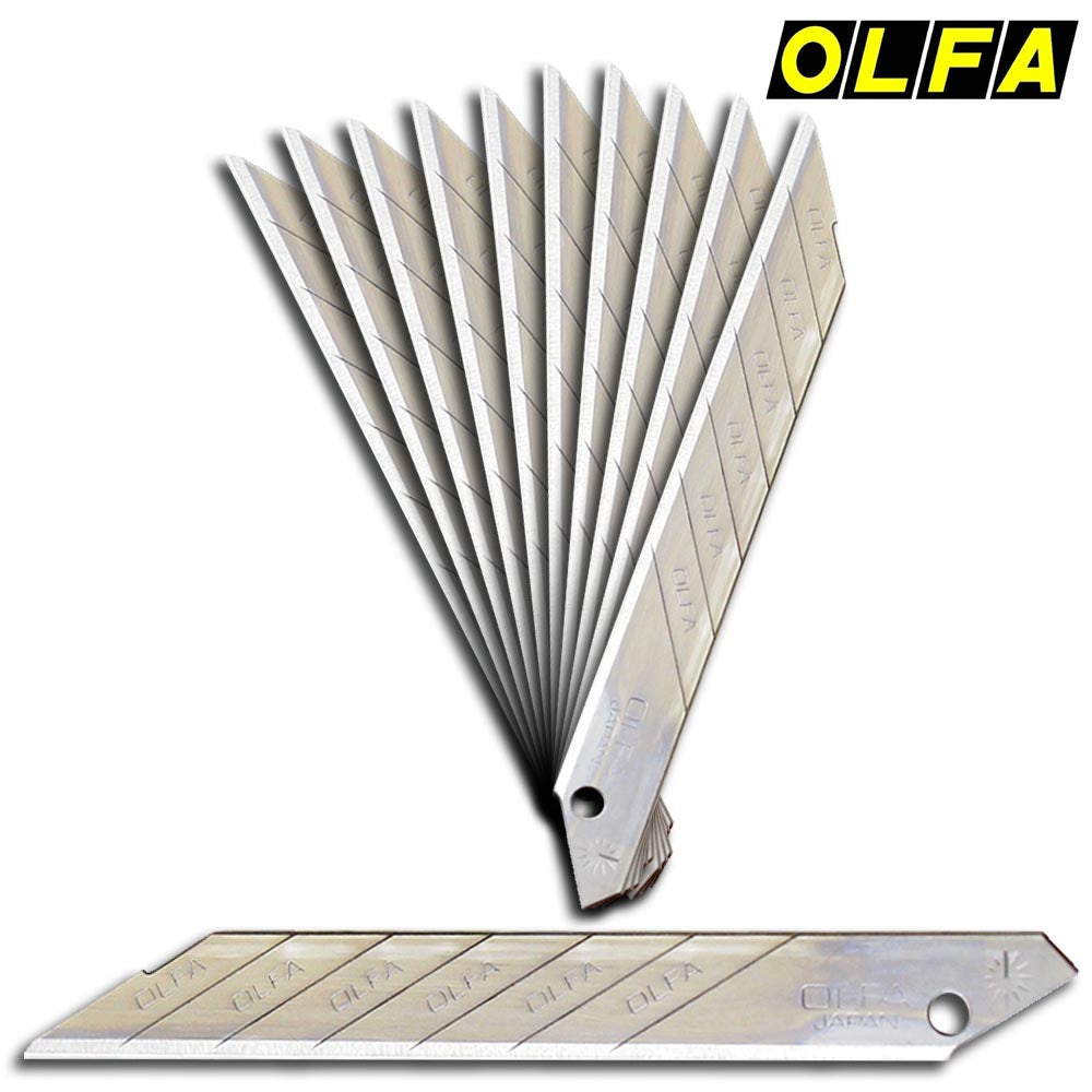 OLFA 10 Klingen SAB mit 30° Schneide für OLFA SAC-1 Graphic Cutter.