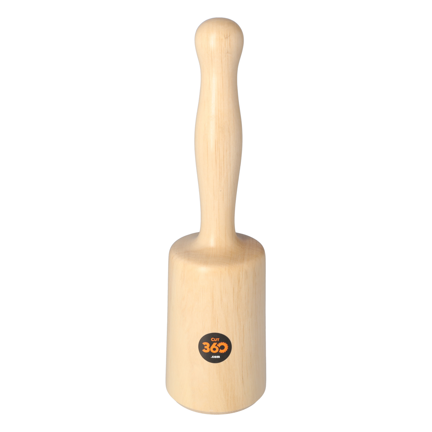 Cut360 Bildhauerklüpfel | konisch aus einem Stück Weißbuche | 80 mm | Länge: 295 mm | Gewicht: 525 g | Holzhammer für Schnitzarbeiten | Schnitzhammer & Klopfwerkzeug vereint zum Künstlerwerkzeug