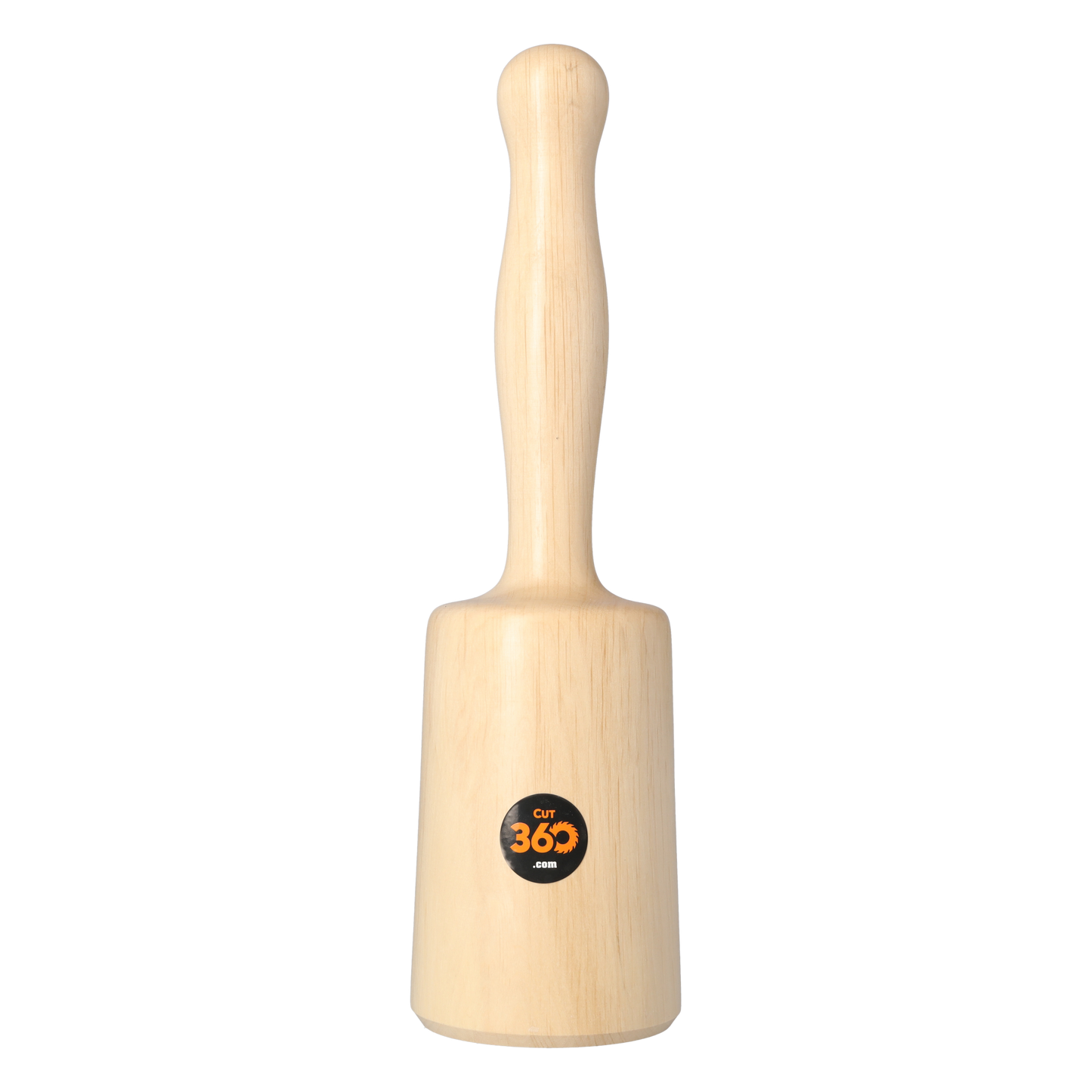 Cut360 Bildhauerklüpfel | konisch aus einem Stück Weißbuche | 80 mm | Länge: 295 mm | Gewicht: 525 g | Holzhammer für Schnitzarbeiten | Schnitzhammer & Klopfwerkzeug vereint zum Künstlerwerkzeug