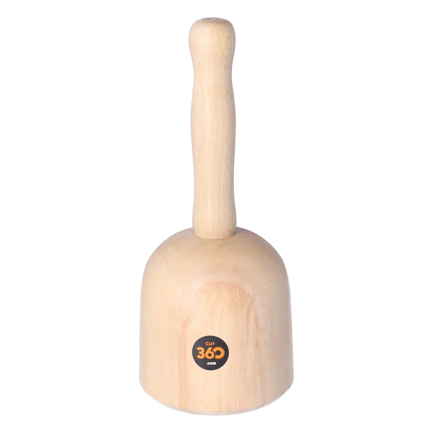 Cut360 Bildhauerklüpfel | Glockenform | 110 mm | Länge: 260 mm | Gewicht: 745 g | Weißbuche gedrechselt | Holzhammer für Schnitzarbeiten | Schnitzhammer & Klopfwerkzeug vereint zum Künstlerwerkzeug