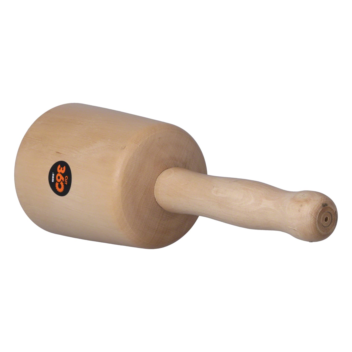 Cut360 Bildhauerklüpfel | konisch | 120 mm | Länge: 270 mm | Gewicht: 940 g | Weißbuche gedrechselt | Holzhammer für Schnitzarbeiten | Schnitzhammer & Klopfwerkzeug vereint zum Künstlerwerkzeug