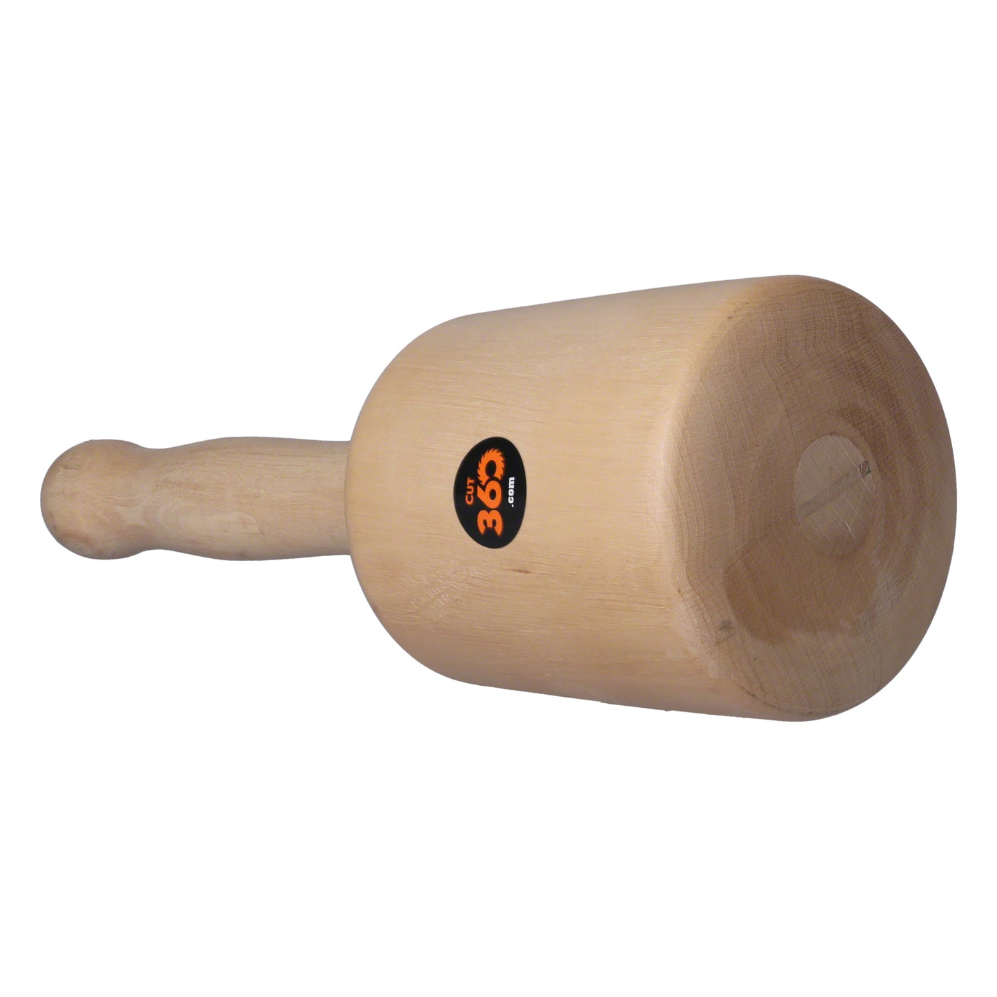 Cut360 Bildhauerklüpfel | konisch | 110 mm | Länge: 260 mm | Gewicht: 818 g | Weißbuche gedrechselt | Holzhammer für Schnitzarbeiten | Schnitzhammer & Klopfwerkzeug vereint zum Künstlerwerkzeug