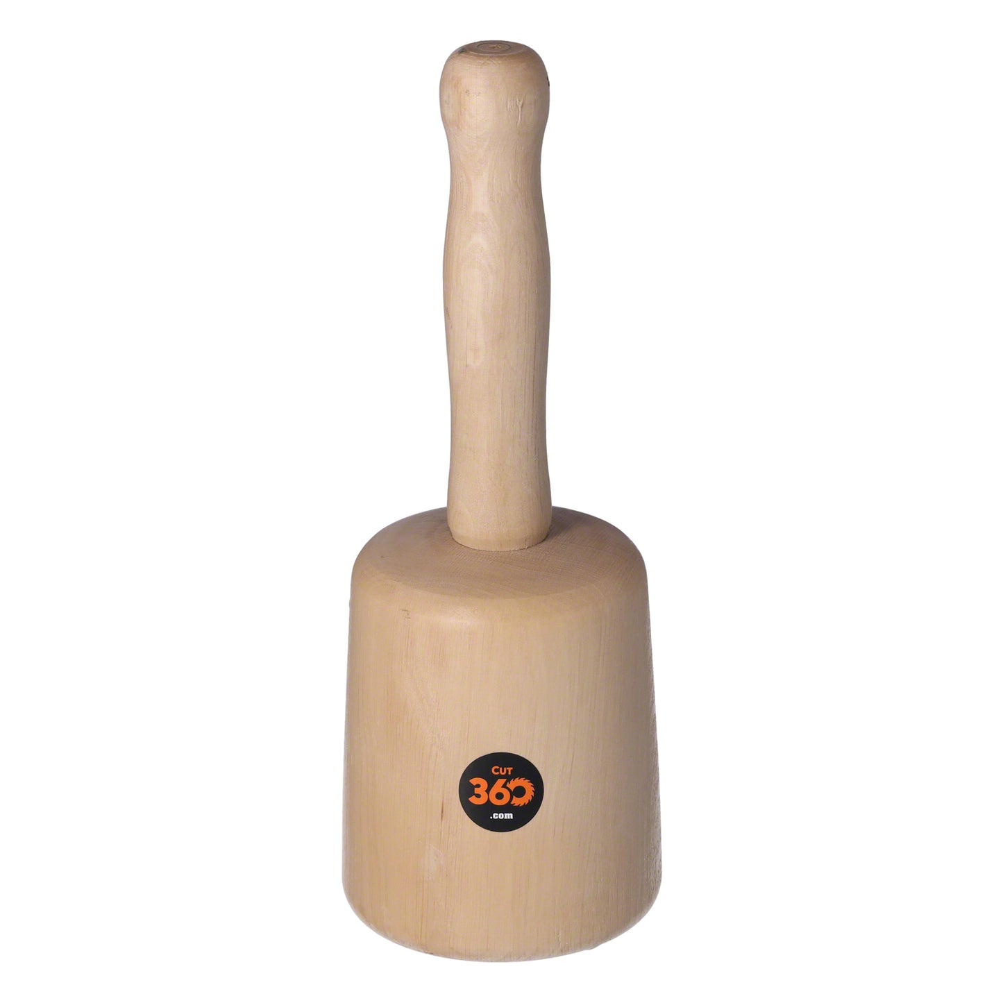Cut360 Bildhauerklüpfel | konisch | 120 mm | Länge: 270 mm | Gewicht: 940 g | Weißbuche gedrechselt | Holzhammer für Schnitzarbeiten | Schnitzhammer & Klopfwerkzeug vereint zum Künstlerwerkzeug