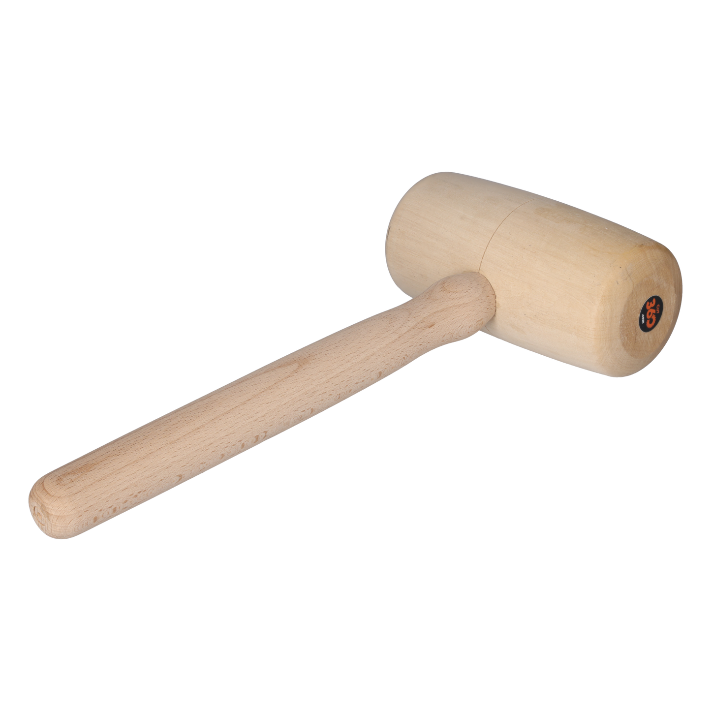 Cut360 Holzhammer | Weißbuche | Ø 80 mm Länge: 160 mm | 650 g | Vielseitiger Holzklopfer für Holzbearbeitung und Schnitzprojekte | Klöpfel für Zimmerleute, Tischler & Schreiner