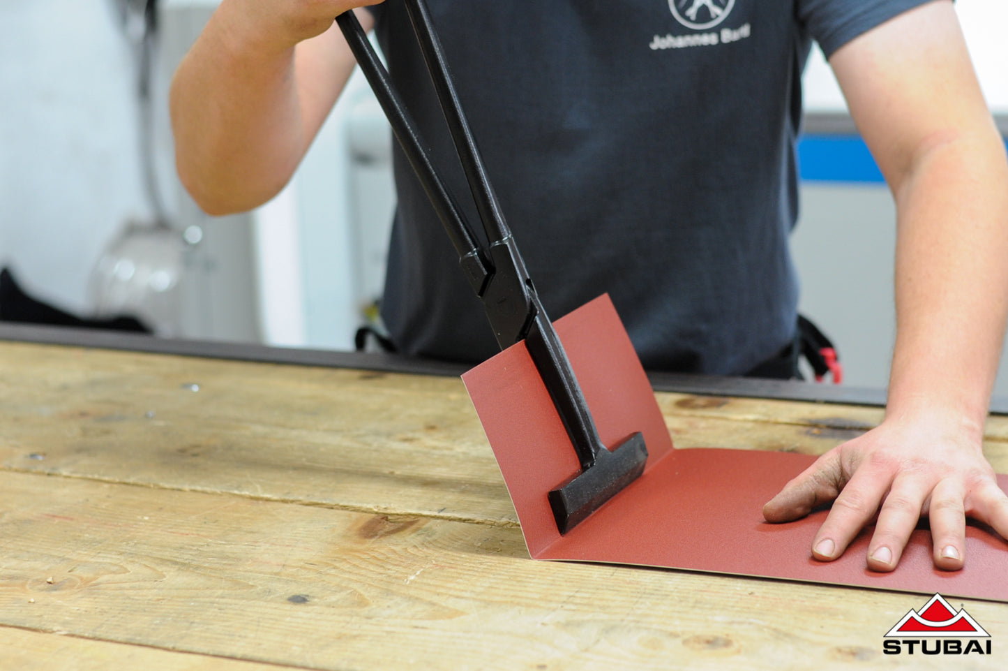 STUBAI Deckzange gerade, mit durchgestecktem Gewerbe 100mm - 282310
