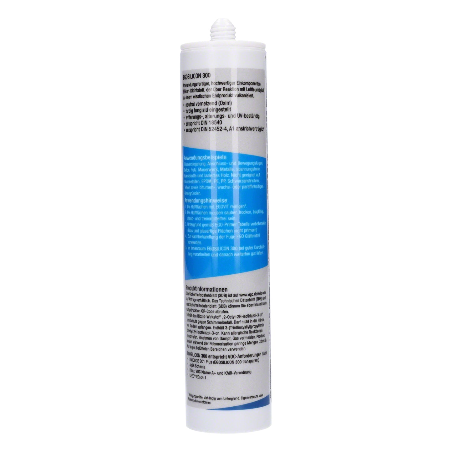 EGOSILICON 300 1K-Dichtstoff, 310ml, weiß