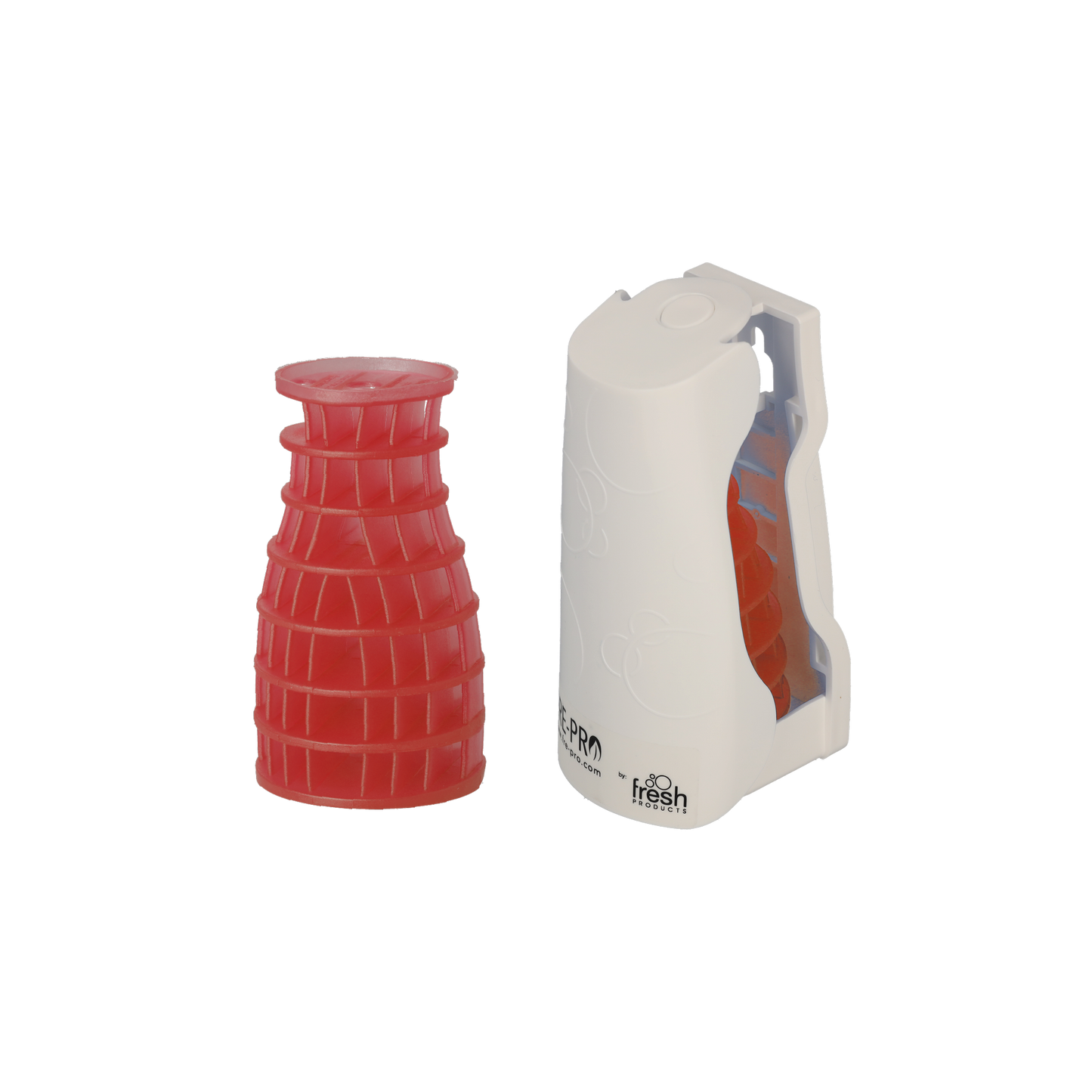 Cut360 Eco Air 2.0 Raumduft Kiwi Grapefruit mit weißer Halterung für große Räume, 30 Tage Frischewirkung, Lufterfrischer im formschönen Design, geräuschlos ohne sprayen