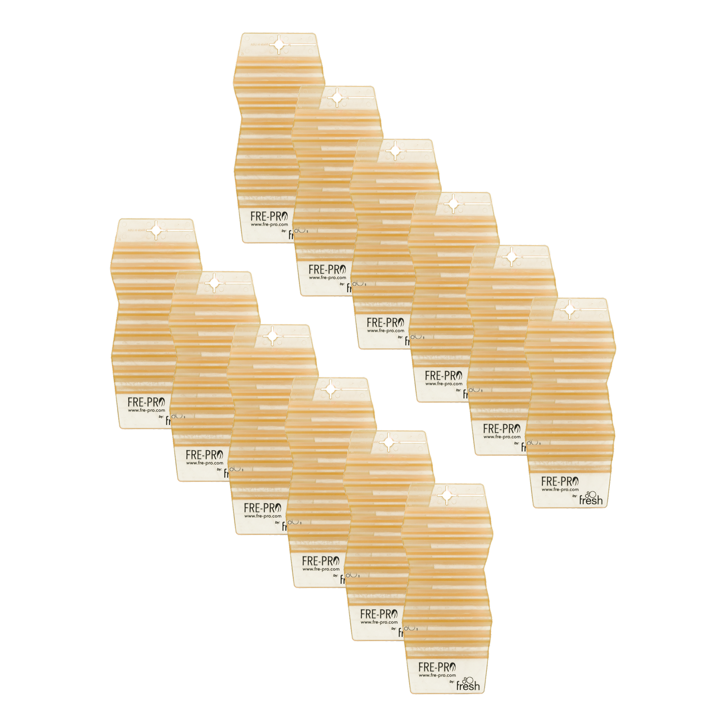 Cut360 Fresh Hang Tag Raumduft, 12 Stk, nachhaltiger und langanhaltender Lufterfrischer Mango praktischer und intensiver Raumerfrischer