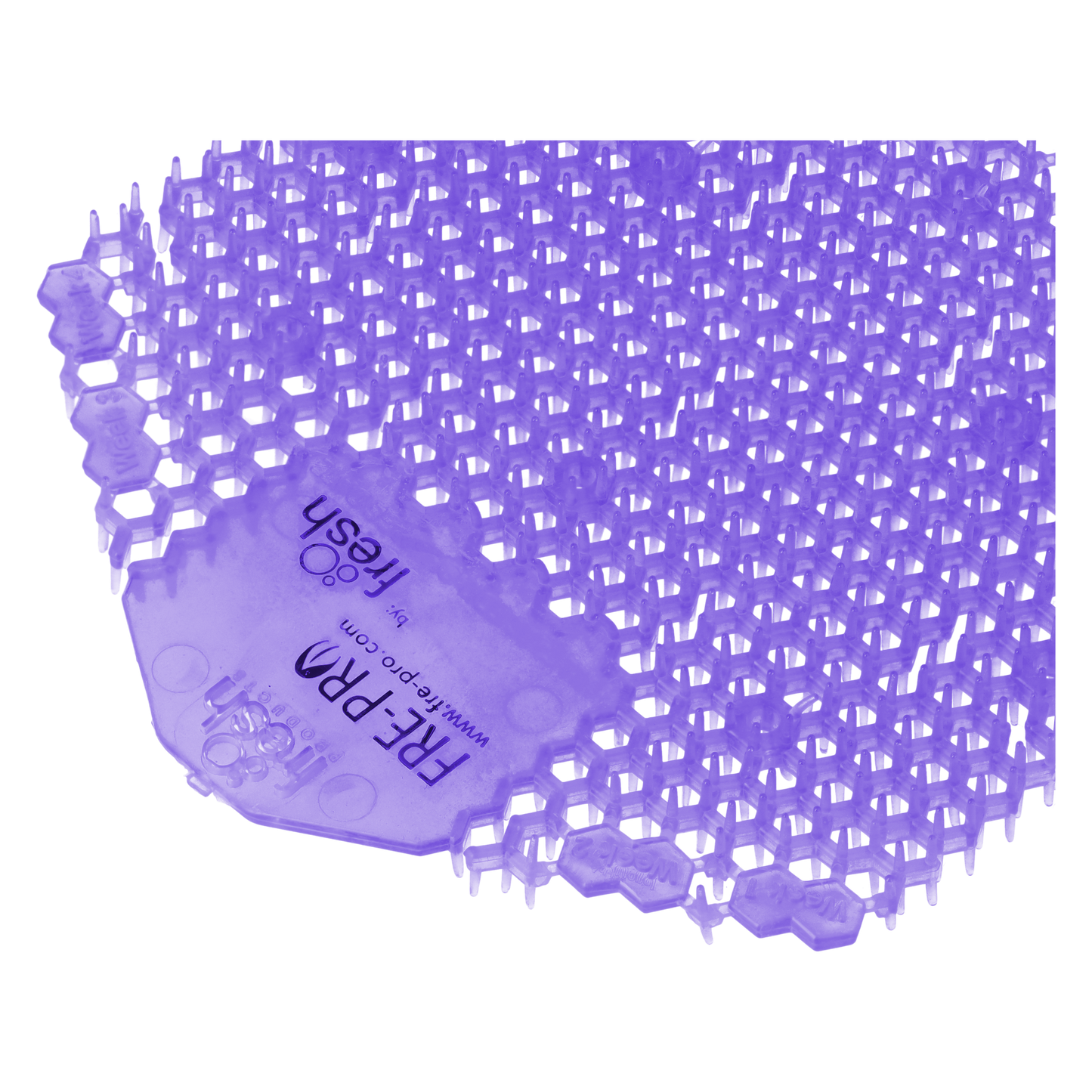 Cut360 Fresh Wave 3D der WC Duft für Pissoir, 10 Stk, nachhaltiger und langanhaltender Toiletten-Duft Fabulous Lavender mit verbessertem Spritzschutz, stillvoller Urinaleinsatz