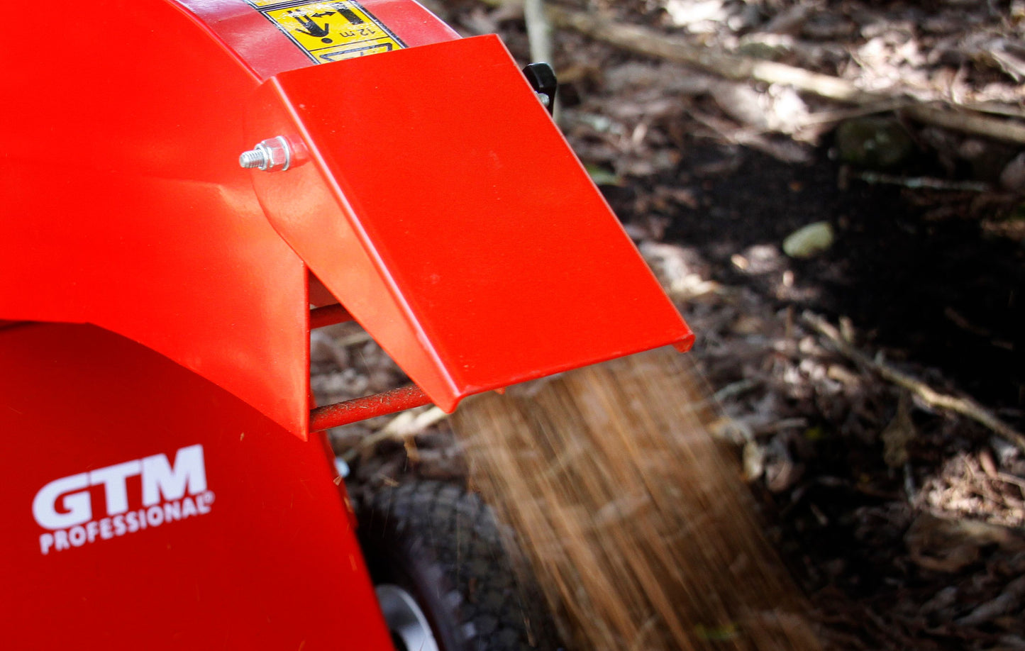 Häcksler 600 mit Loncin G200F Motor 6 PS / 4,4 kW | max. 5 cm Astdurchmesser | Rotorschreddersystem mit 2 PRO-Messern + Gegenmesser | kompakt, klappbar, Profiqualität für Garten & Landschaft