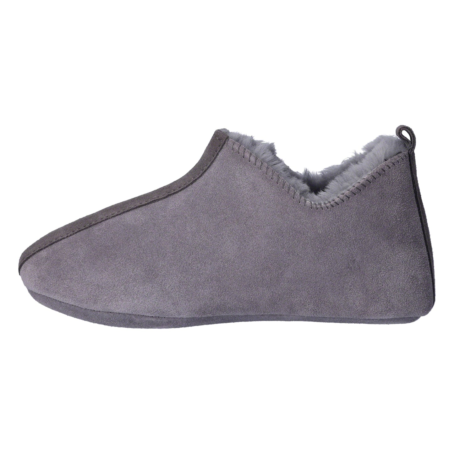 Heitmann Lammfell-Slipper, grau Gr. 42