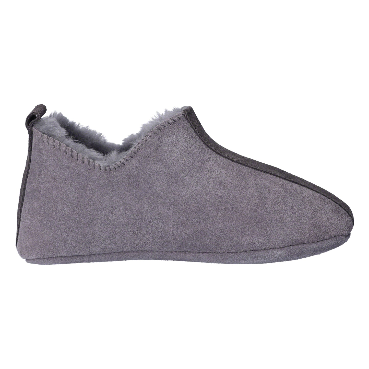 Heitmann Lammfell-Slipper, grau Gr. 42
