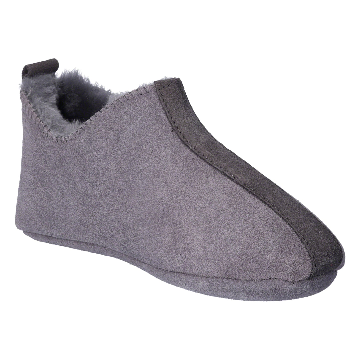Heitmann Lammfell-Slipper, grau Gr. 42