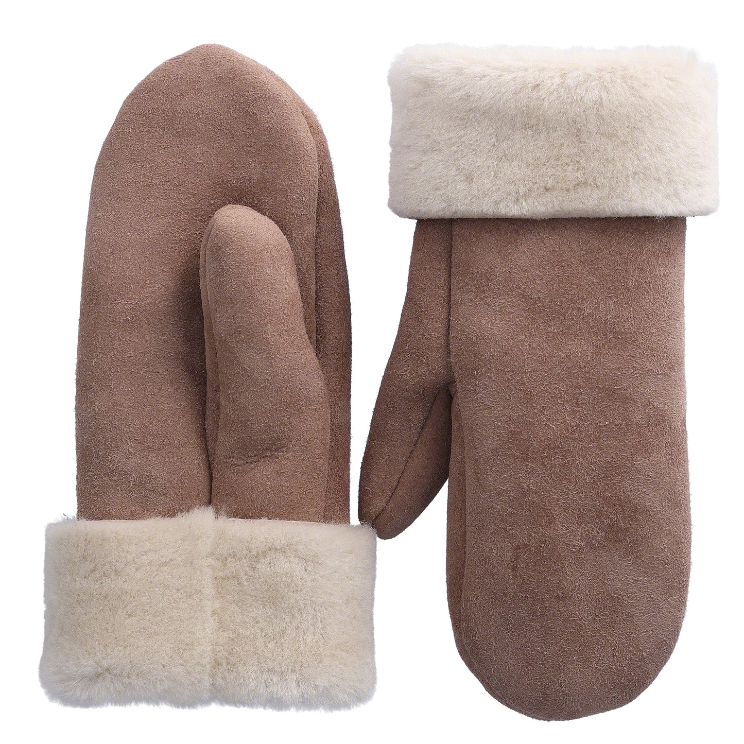 Heitmann Damen Faust-Handschuhe "de luxe" Schwarz oder Natur Gr. S-XL