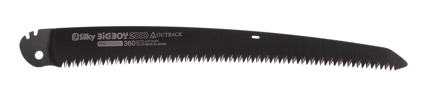 Silky Ersatzblatt für Klappsäge BigBoy 2000 Outback 360mm, 6,5 ZpZ grob, gebogen