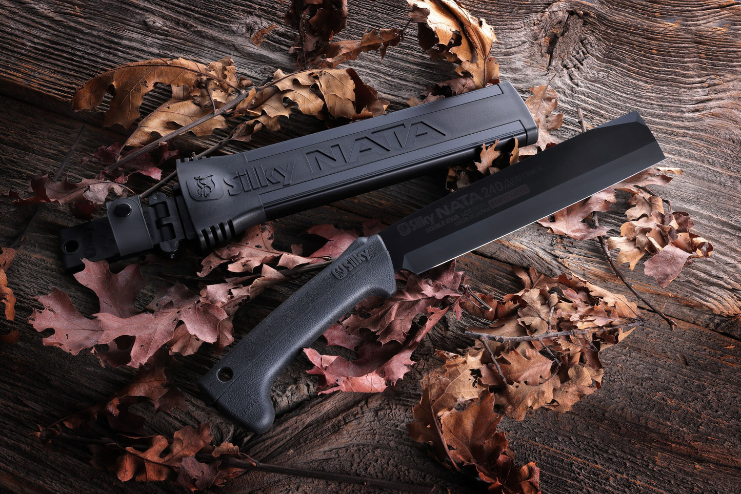 Silky Haumesser Beilmesser NATA Outback Edition 240 mm - doppelseitig mit Genki Griff