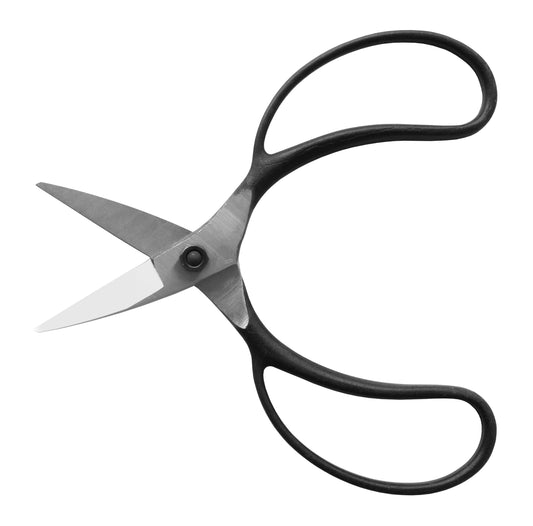 OKATSUNE 221 Bonsai-Schere kurz | Traditionelle japanische Bonsaischere mit 52 mm spitzen Klingen für präzise Formgebung und Pflege von Bonsai, Buchsbaum und Kiefern, unangefochtene Nr. 1 in Japan