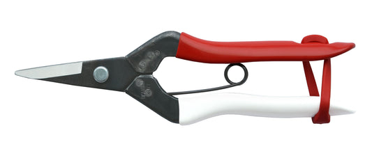 Okatsune 307 Stecklingsschere – kurze 35-mm-Klinge für härtere Stämme, extrem scharf & ultraleicht, ideal für Ausdünnen und Erntearbeiten – die unbestrittene Nr. 1 in Japan für Präzisionsschnitte