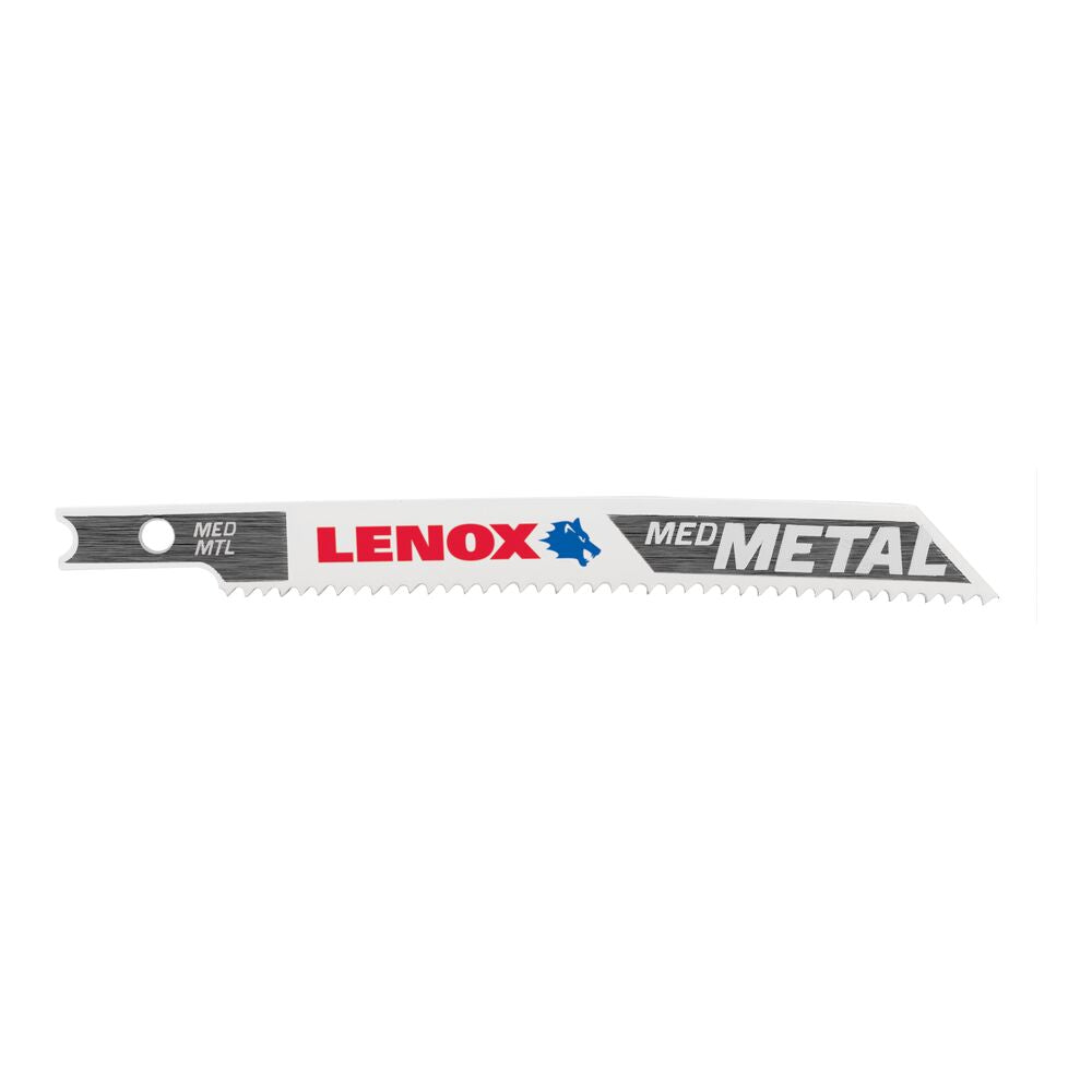 LENOX Bi-Metall Stichsägeblatt Power Arc 92 x 10 x 0,9mm 18ZPZ, T-Schaft, für Metall (1,6-6,4mm)